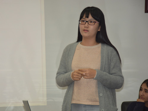 李楚寰同学作英国交流项目展示