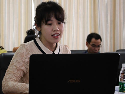 平顶山学院讲师姚婷演讲