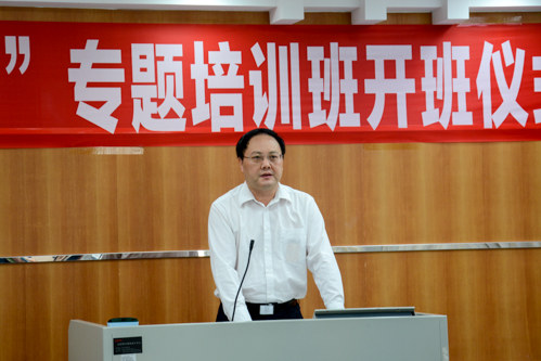 校党委副书记石佑启致辞